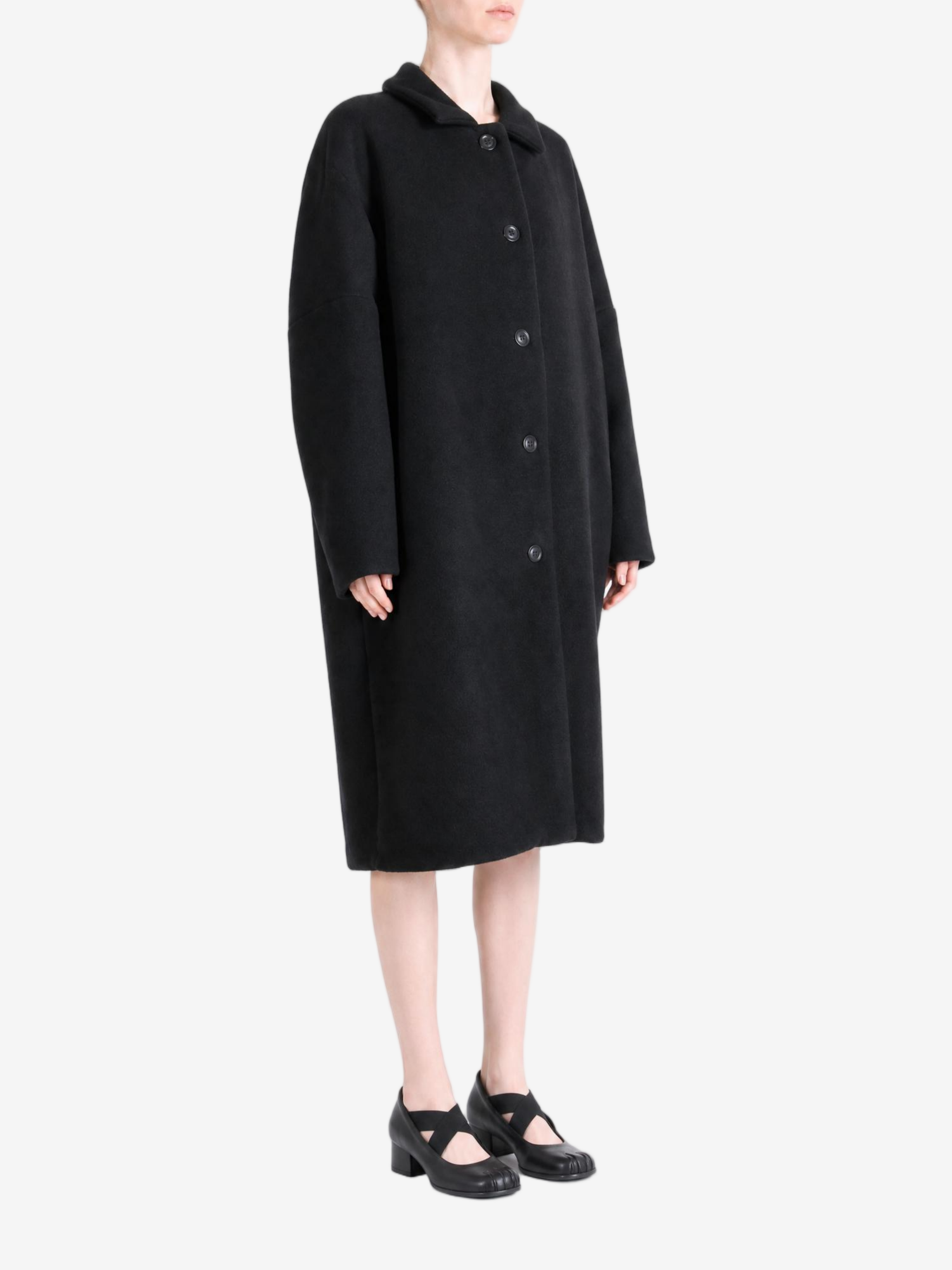 Black jacket, full body view