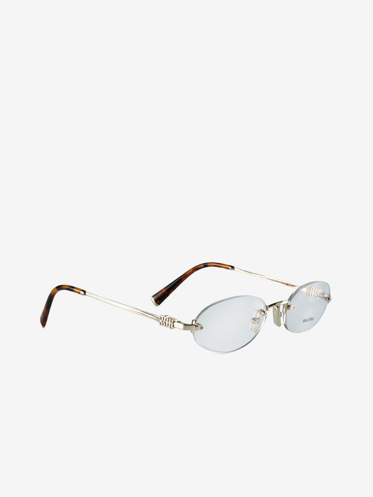 White sunglasses side view