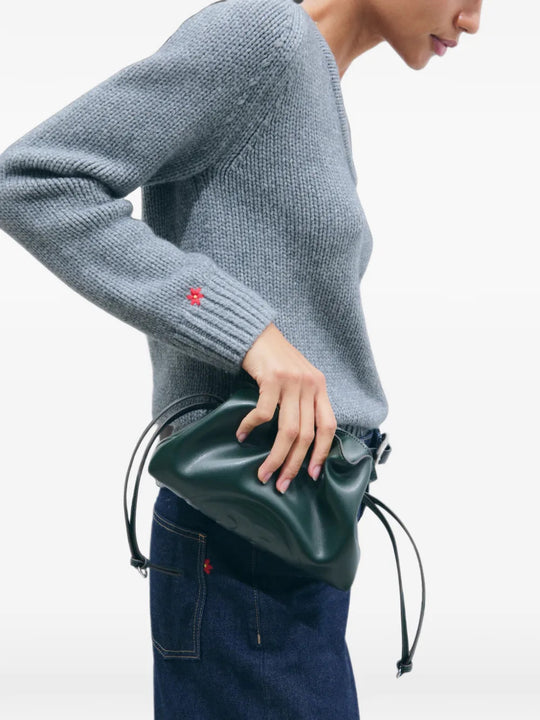 Green bag, side view