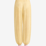 Yellow pants, full body view