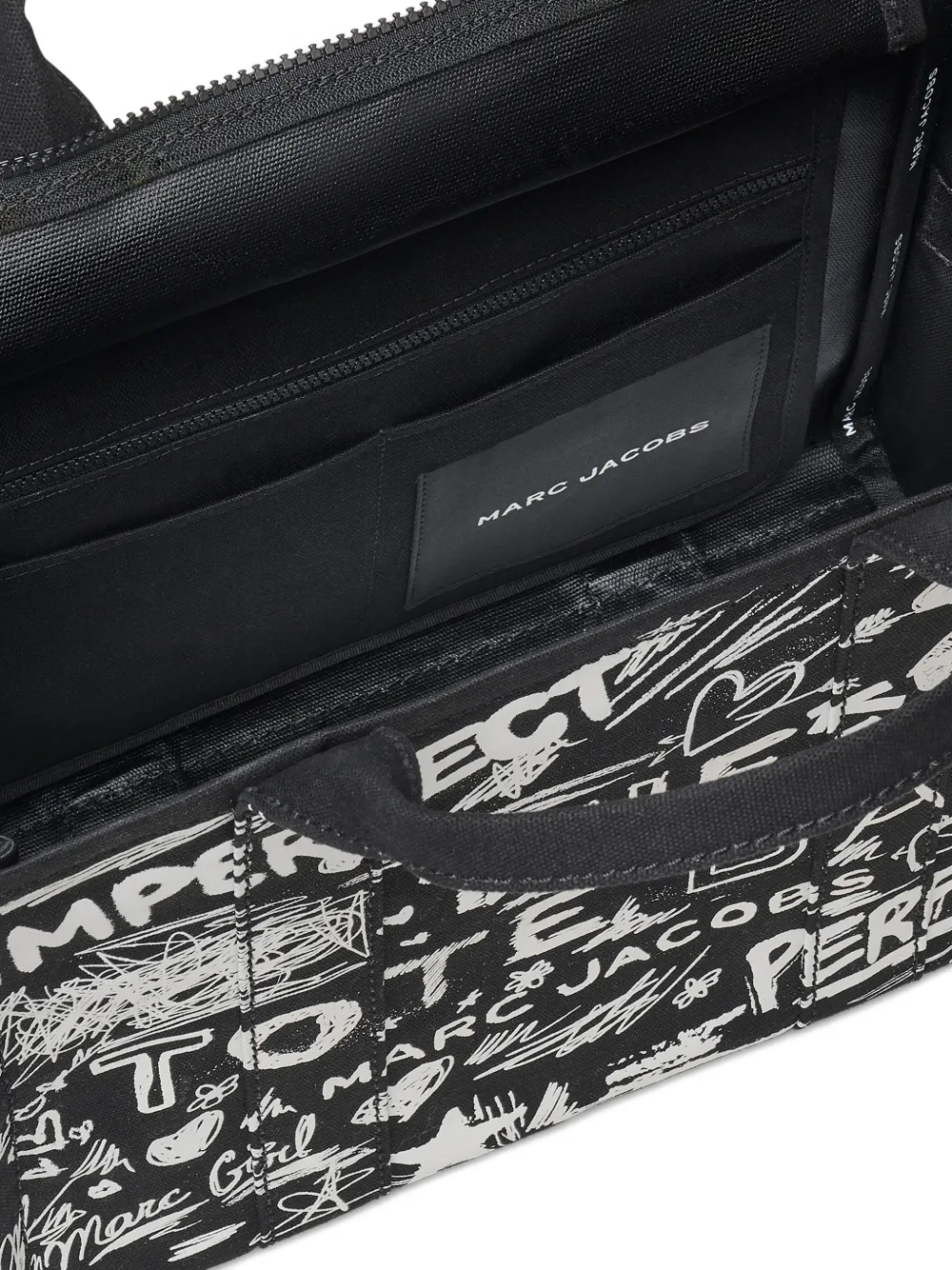 Black bag, inside view