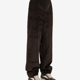 Brown pants, full body view