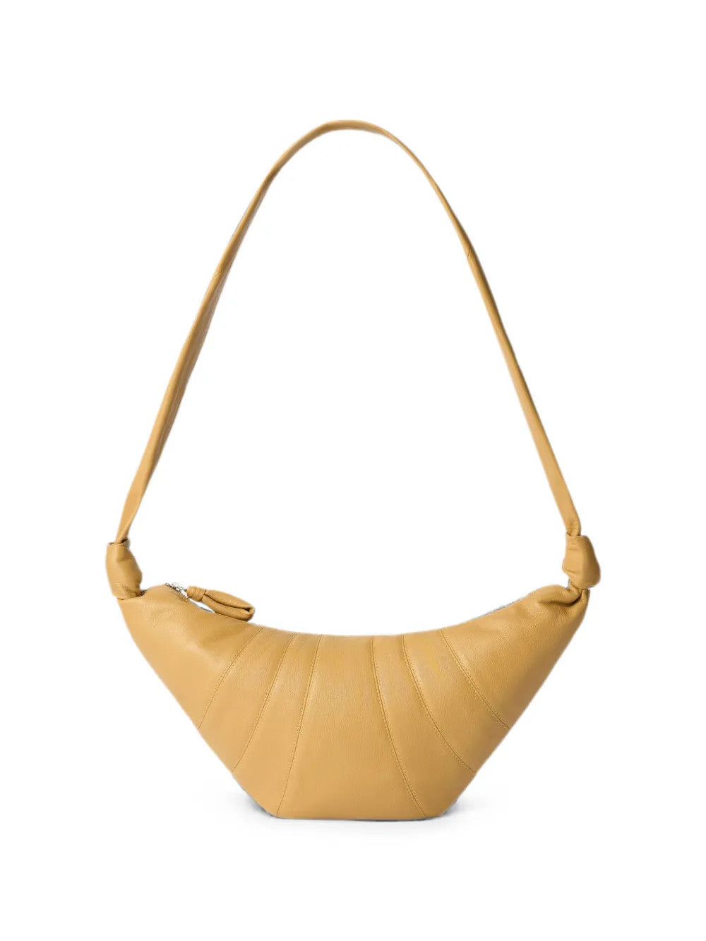 Tan bag, front view