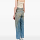 Blue jeans, full body view