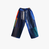 Blue pants, front view