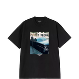 Black T-shirt, front view