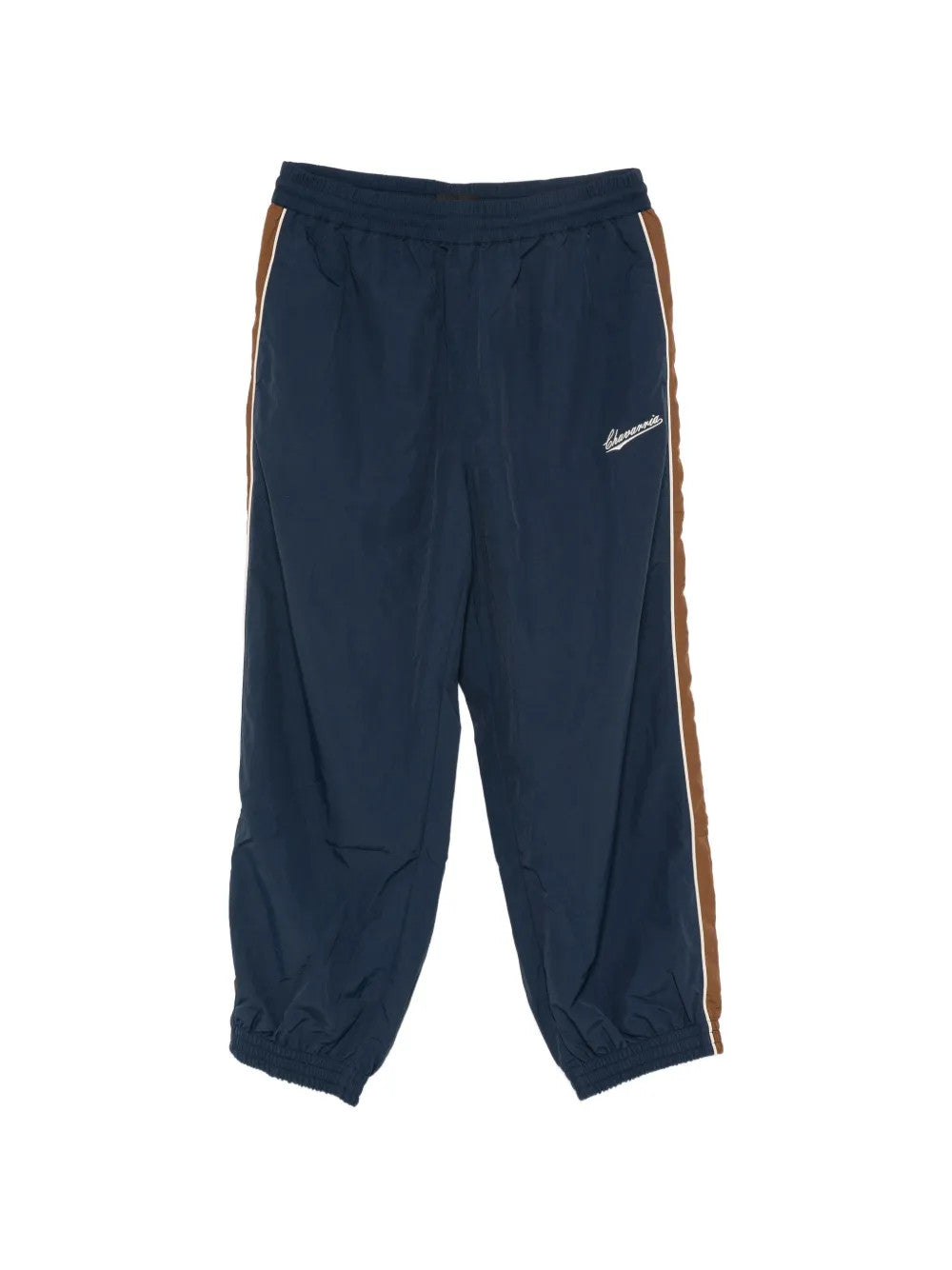 Navy pants, front view