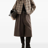 Brown jacket, full body view