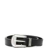 Black accessories, front view
