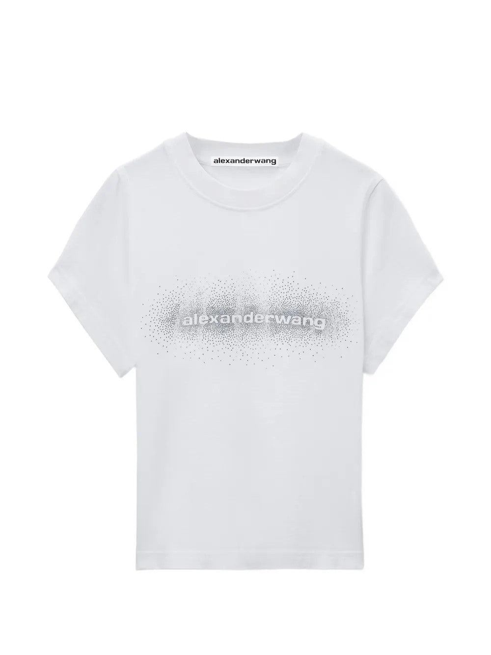 White t-shirt, front view