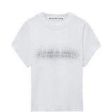 White t-shirt, front view