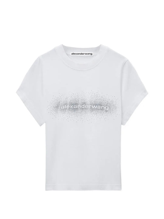 White t-shirt, front view