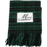 Green scarf, front view