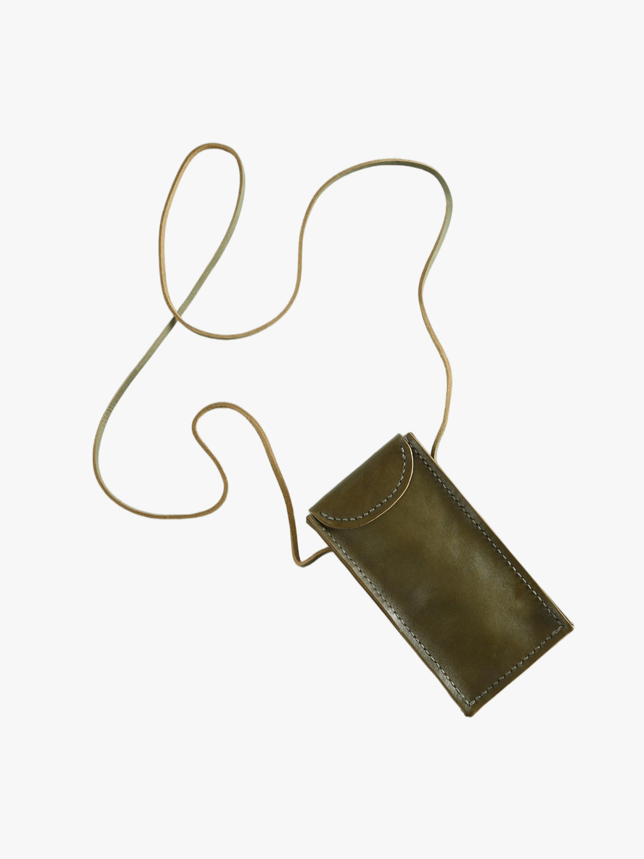 Green bag, front view
