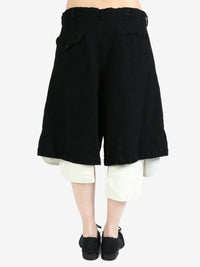 COMME DES GARCONS BLACK - Unisex Exposed Pocket Bag  Shorts