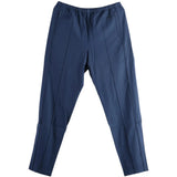 Navy pants, front view