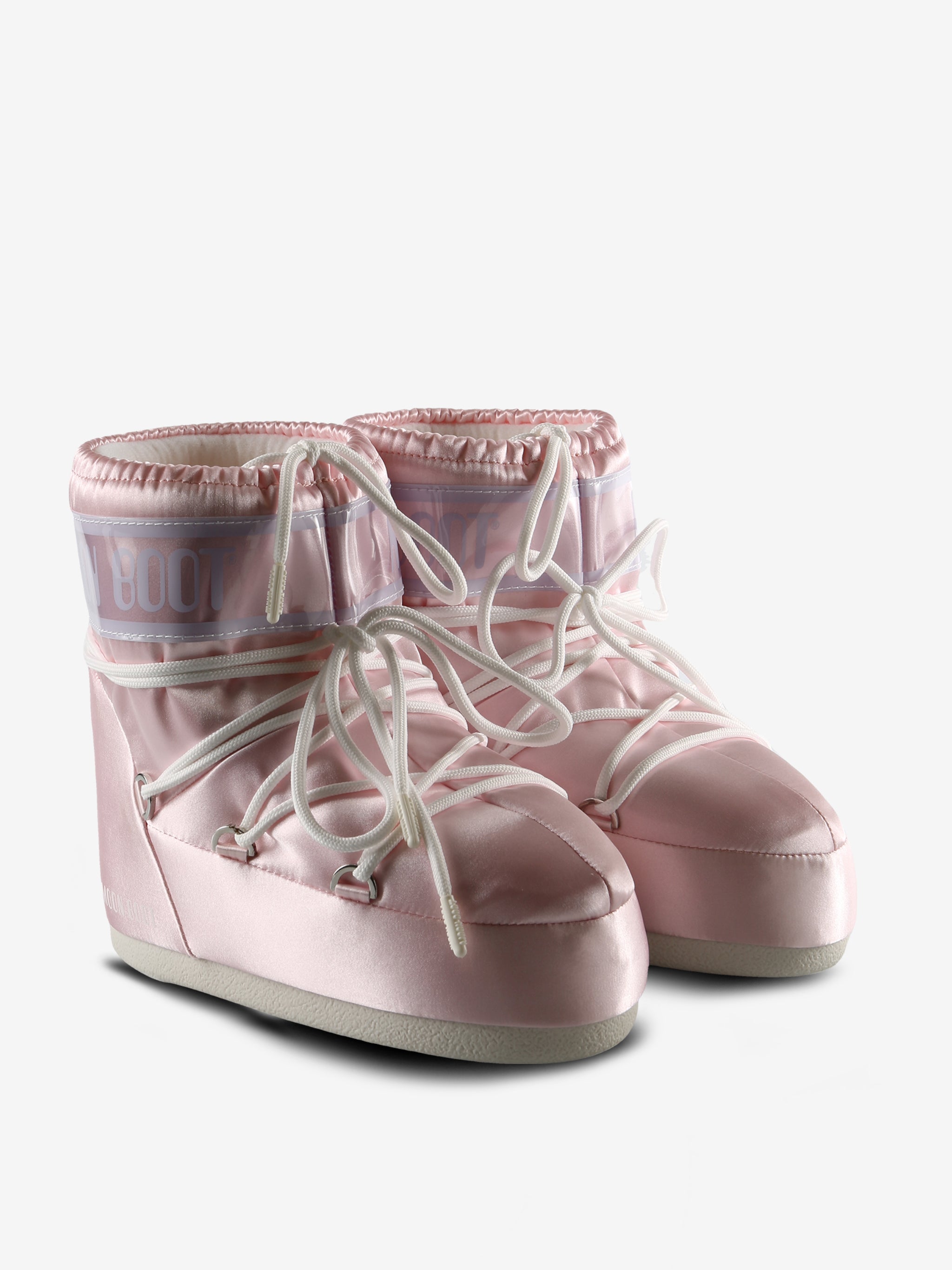 Pink boot, side view