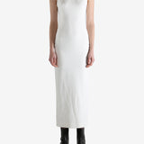 White dresses worn by a person, showing the dresses fit