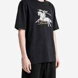 Black t-shirt, front view