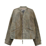 Green jacket, front view