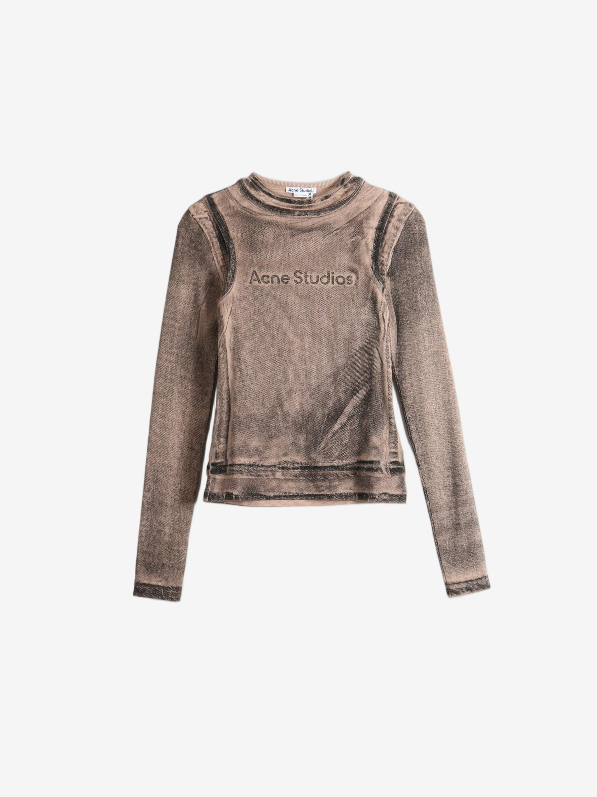Brown t-shirt, front view