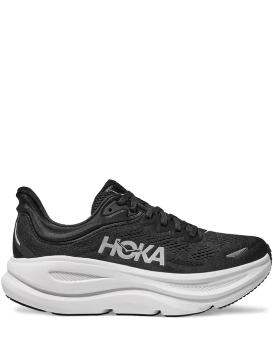 Black sneakers, front view