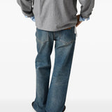 Blue jeans, full body view