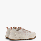 Tan shoes, side view