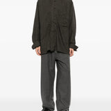 ZIGGY CHEN - Men Side Tab Spraead Collar Shirt
