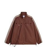 Red jacket, front view