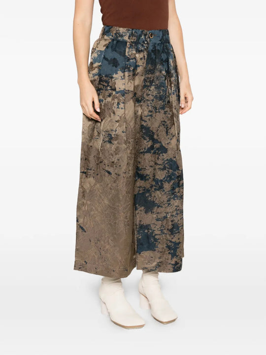 Brown pants, full body view