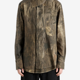 Brown shirt, full body view