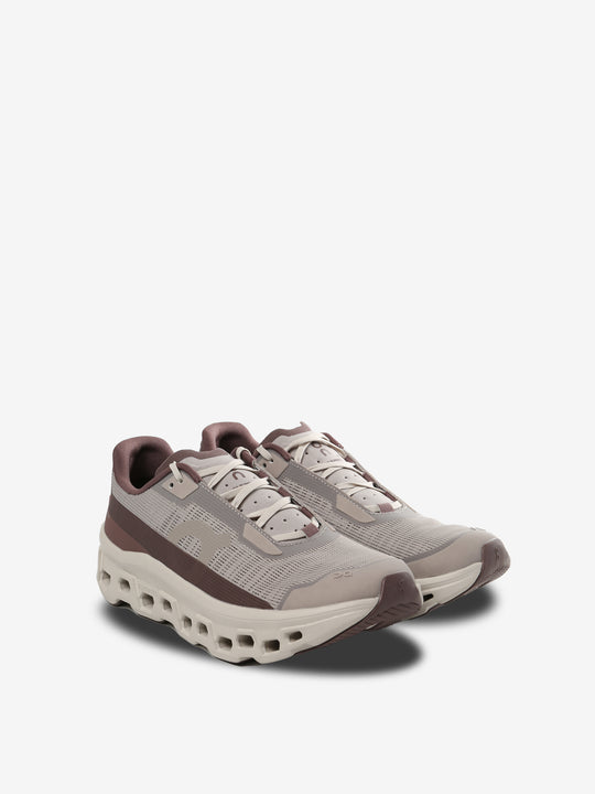 Brown sneakers, side view