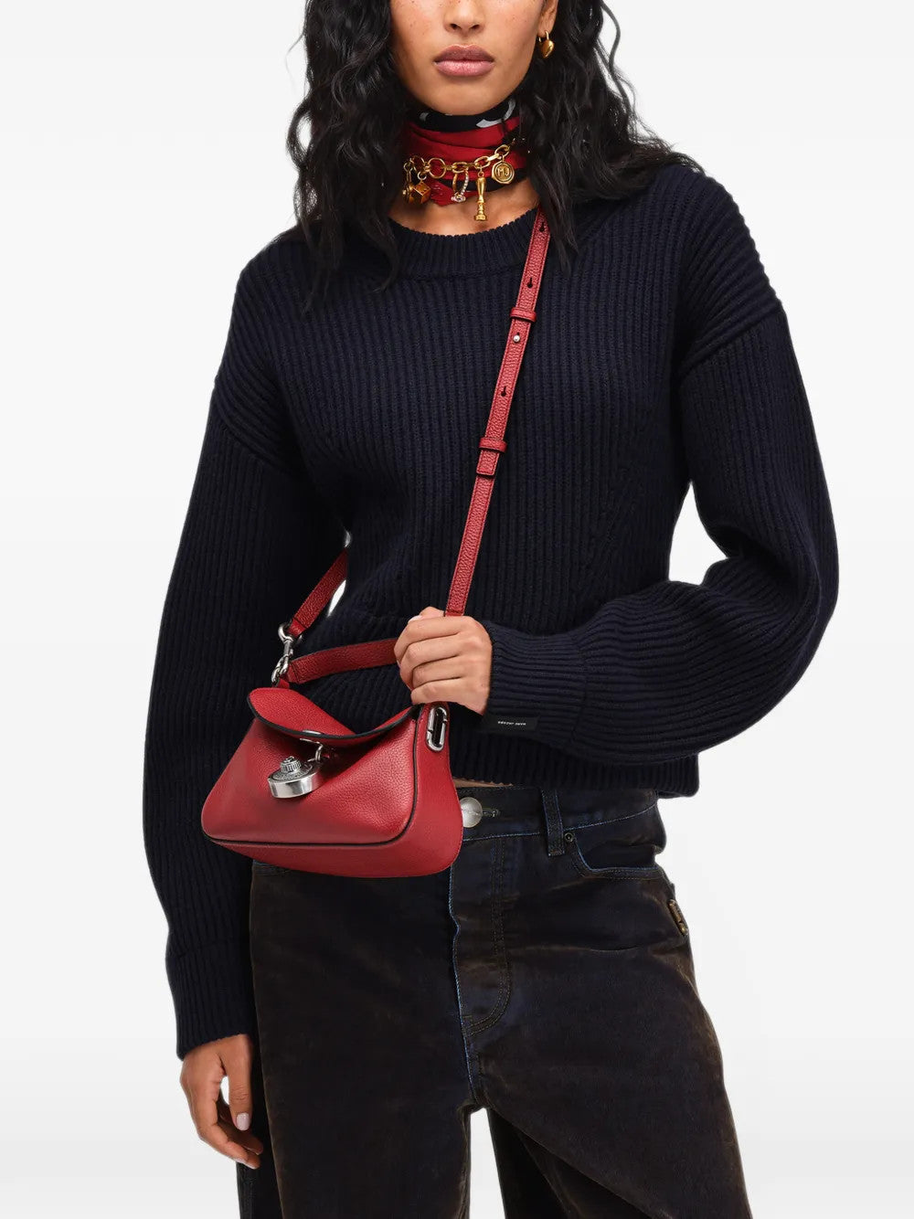 Red bag, front view