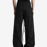 Black pants, full body view