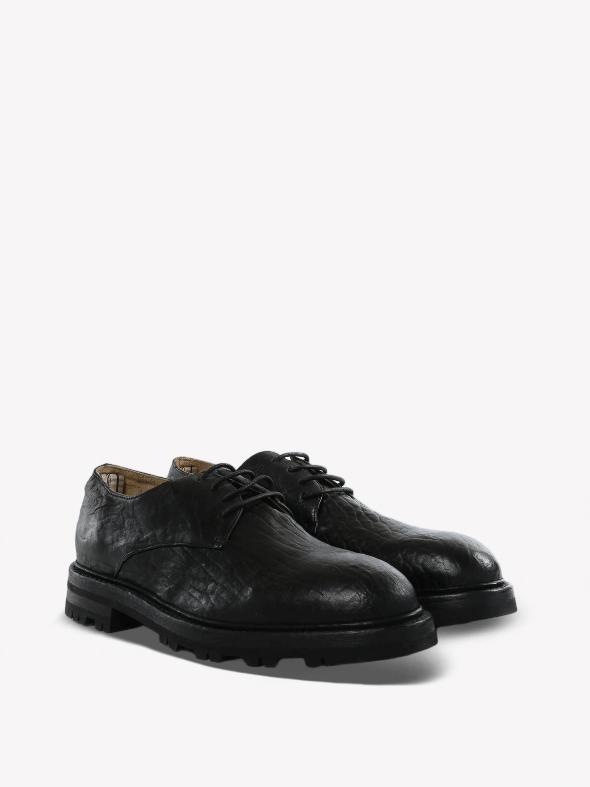 Black shoes, front view