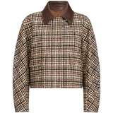 Brown jacket, front view