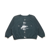Navy hoodie, front view
