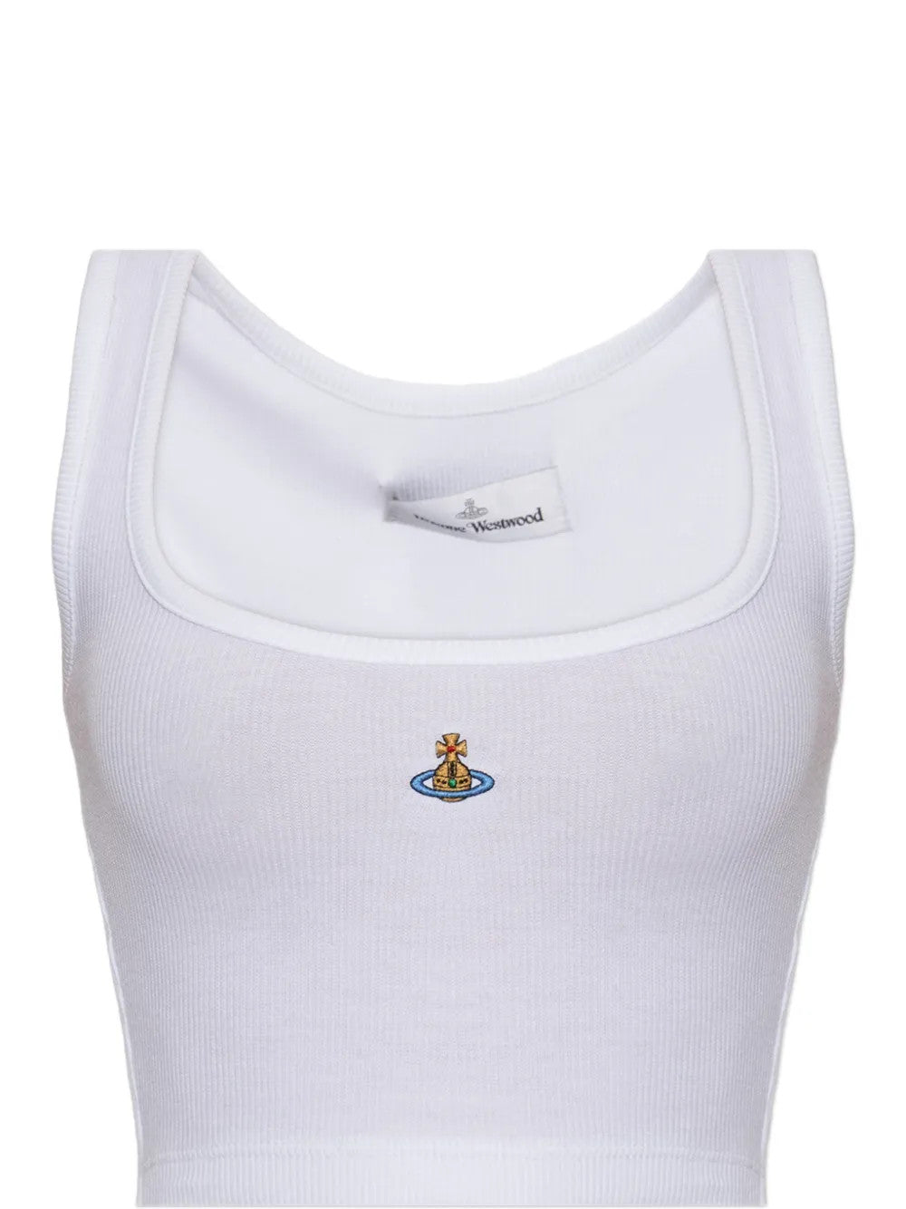 White top, front view