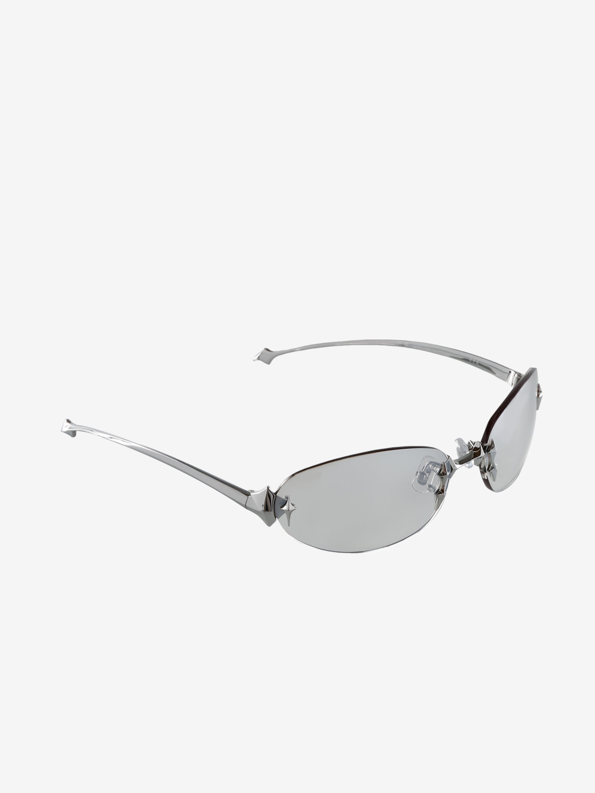 Grey glasses, side view
