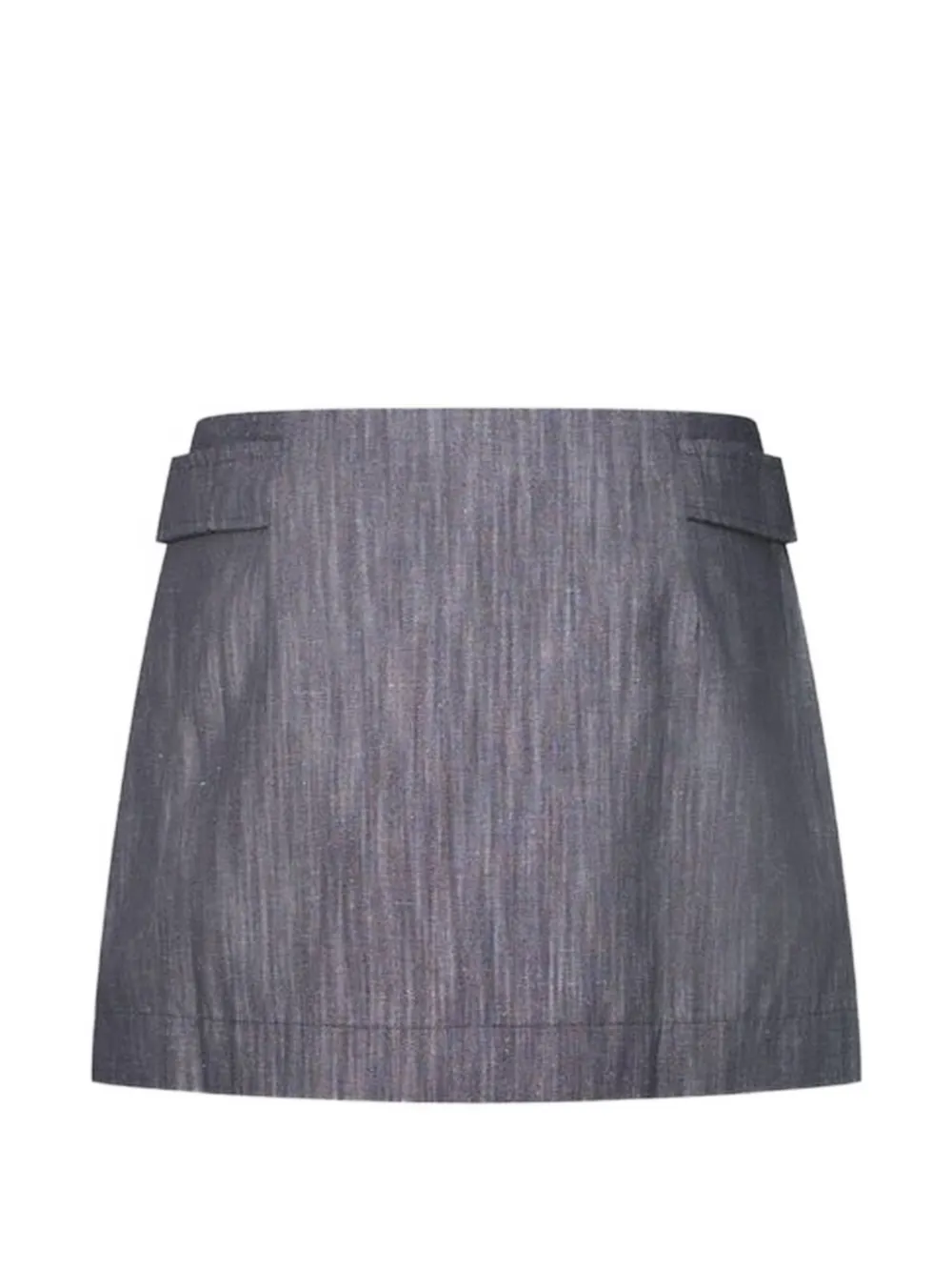 Grey skirt,back view