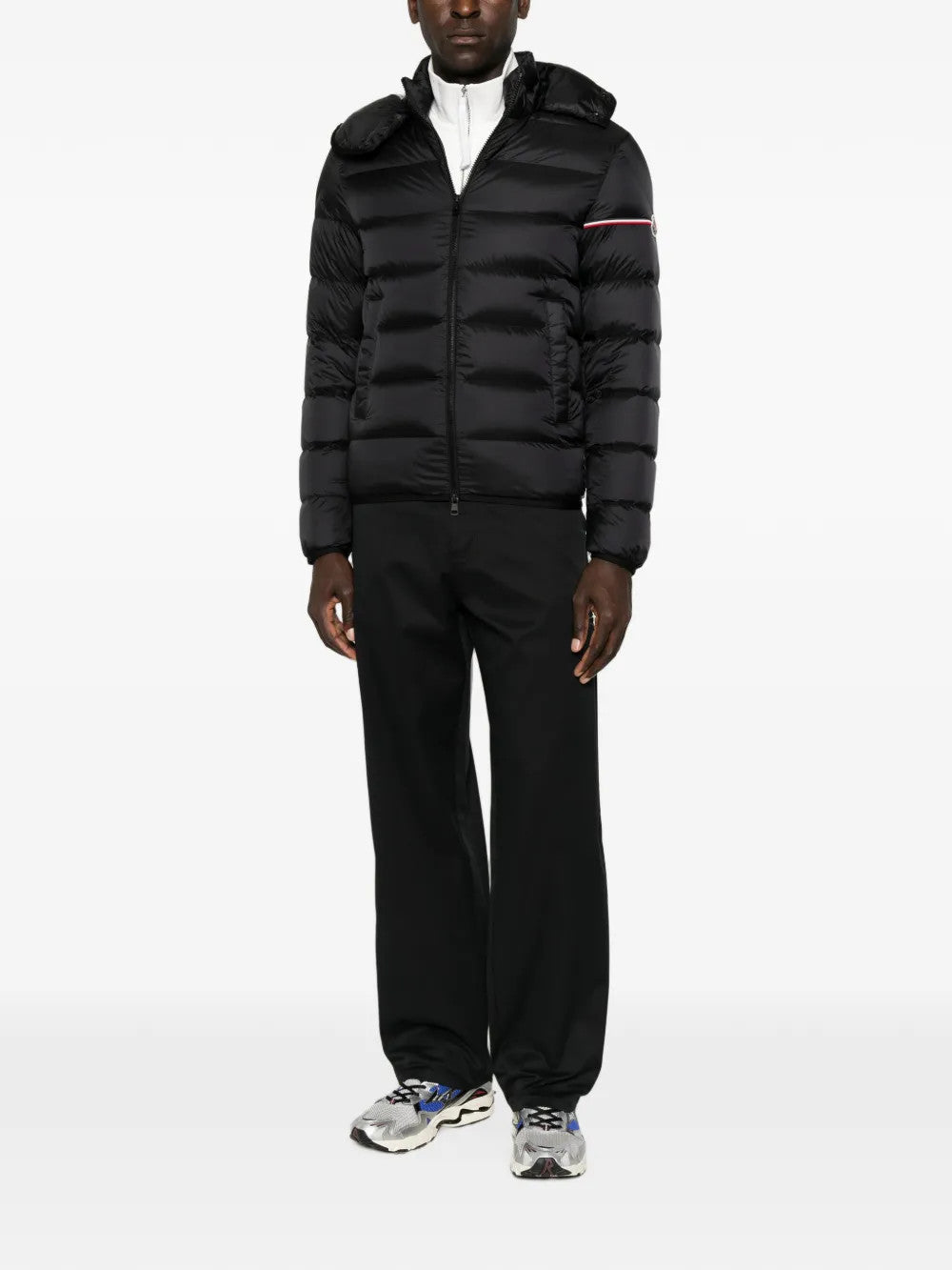 Black pants, full body view