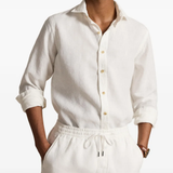 White shirt, full body view