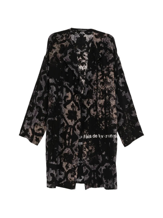 Black jacket, front view