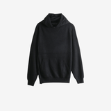 Black hoodie, front view