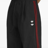 Black pants worn by a person, showing the pants fit