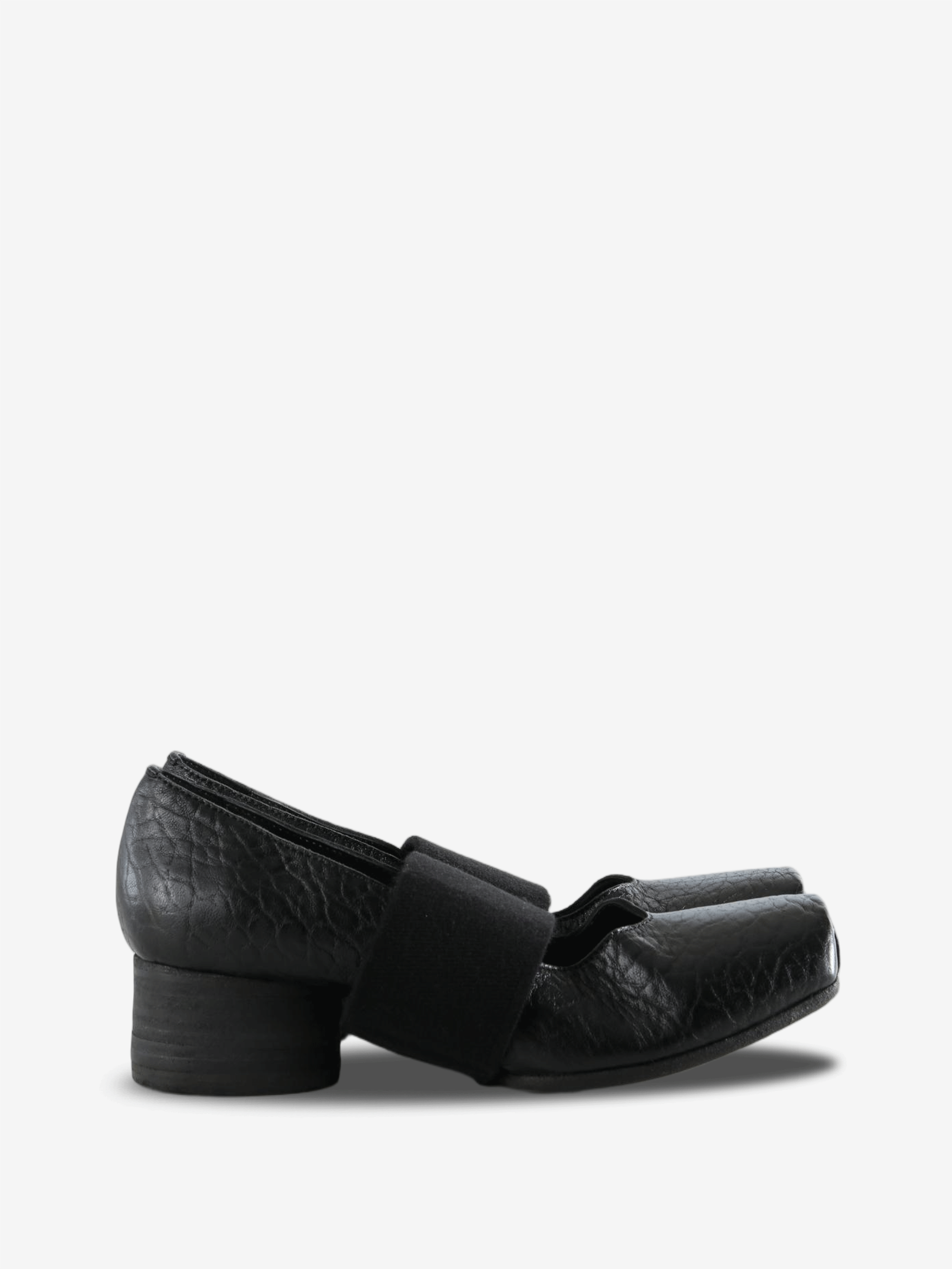 Black shoes, side view