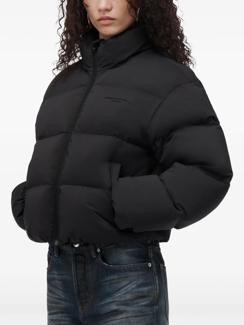 Black jacket, front view