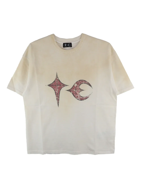 White t-shirt,front view