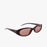 Burgundy eyewear, front view